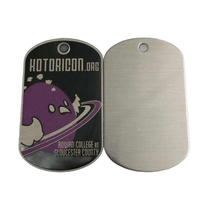 Factory Custom Stainless Steel Iron Metal Military Dog Tag Chain for Souvenir