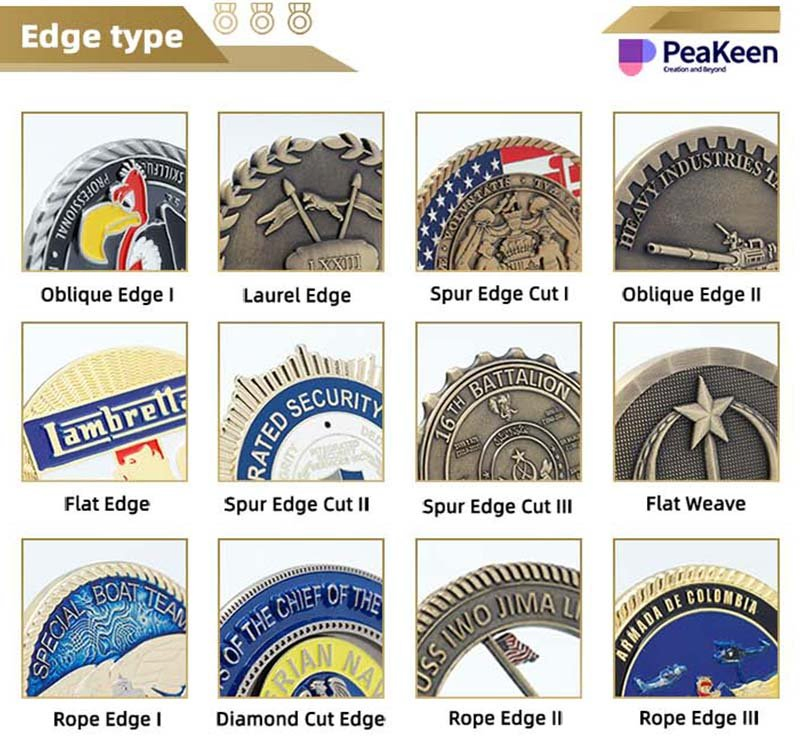 Manufacturer Custom 3D Soft Hard Enamel Metal Engraving Metal Medal Crafts 3D Challenge Coins Maker