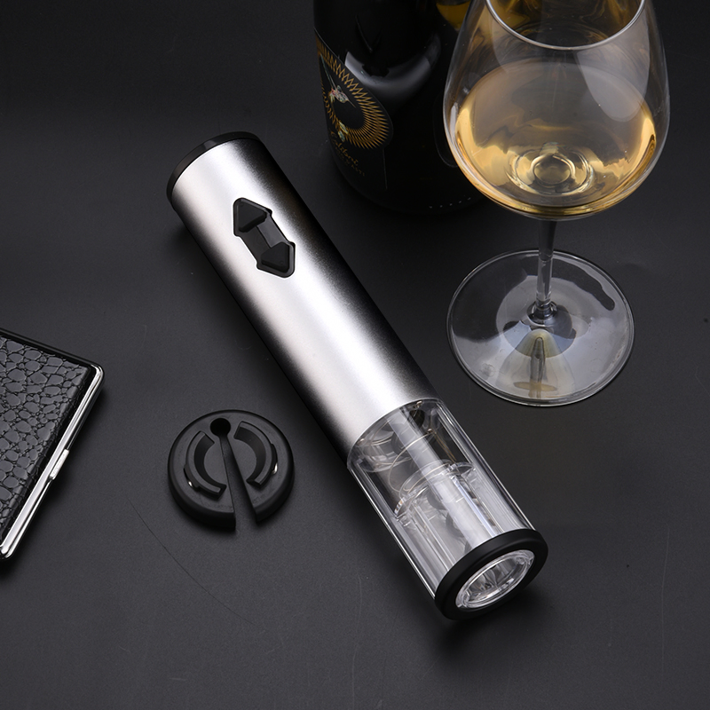 Wedding Gift Rechargeable Corkscrew Electric Wine Opener Gift Set with Foil Cutter and Pourer Bottle Stopper