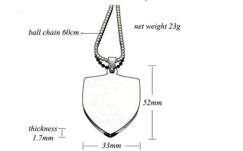 High Quality Dog Tag Detail