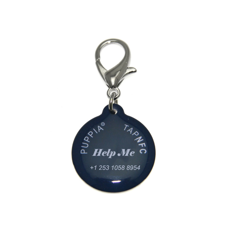 Personalized Qr Code Dog Tag NFC Pet ID Dog-Tags for Animal Anti-Lost