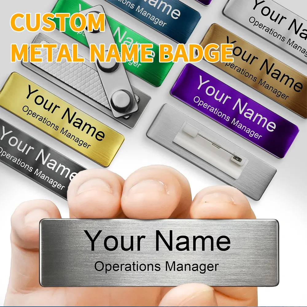 Metal Name Badge