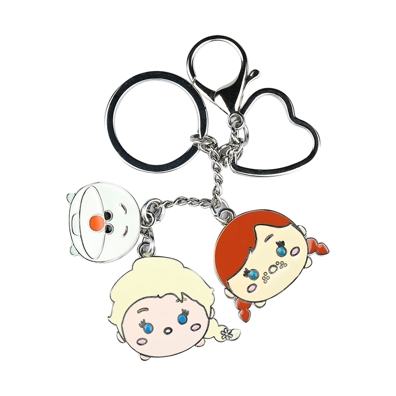 Custom Leather Car Keychain Custom Logo Brown Leather Metal Keychain for Car Keys