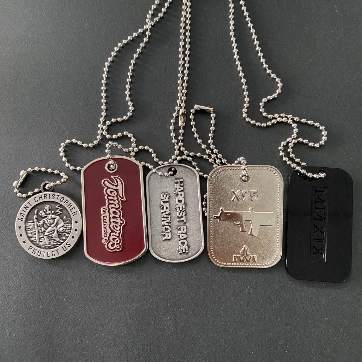 Custom Engraved Stainless Steel Dog Tag for Your Logo