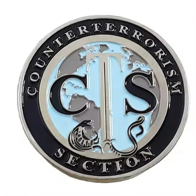 Soft Enamel Sliver Coin