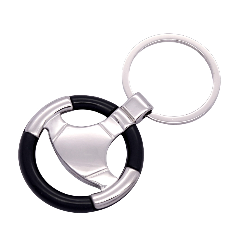 Customized Star Shape Stainless Steel ABS Blank Cute Fashion Promotional Gift Metal Key Ring