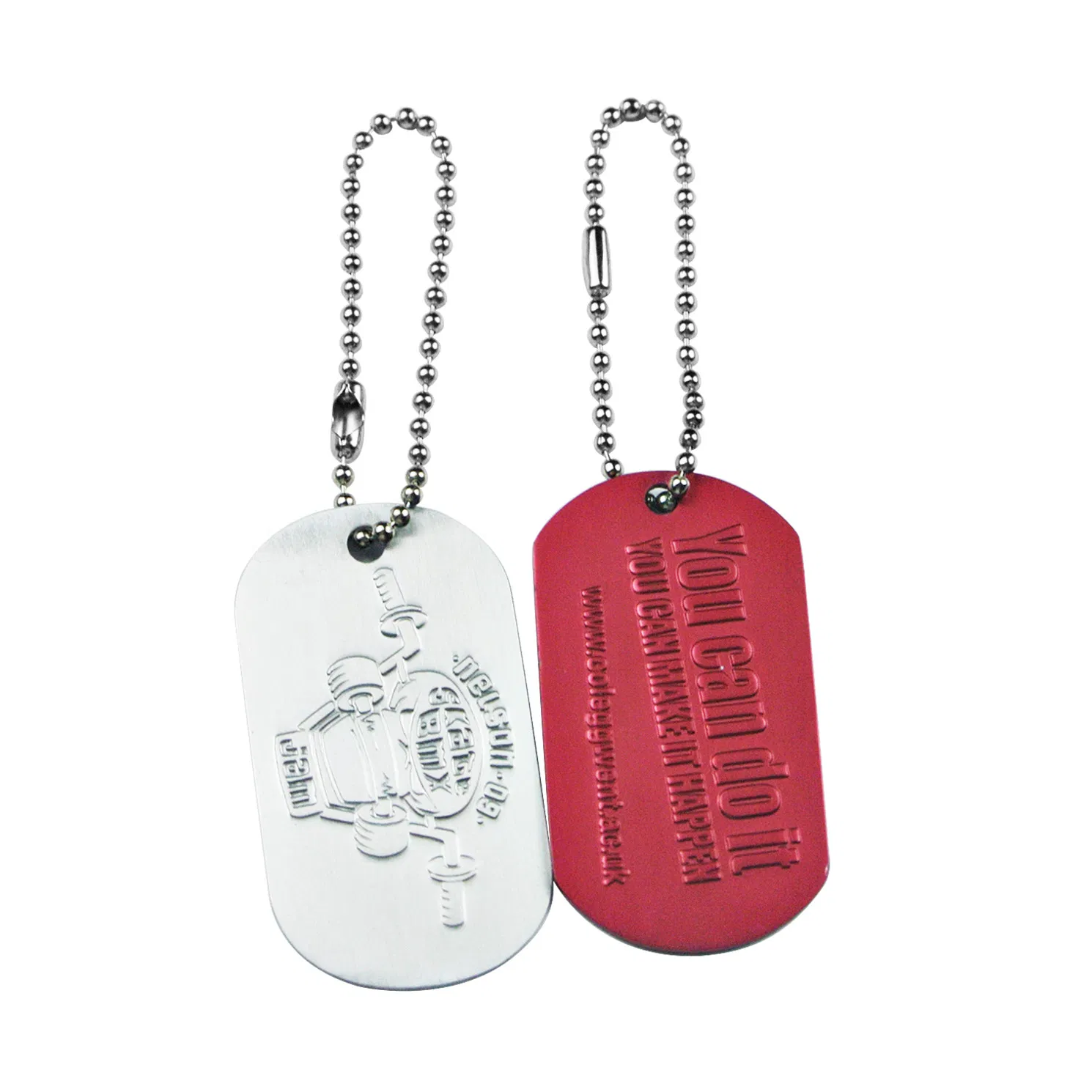 Printer Logo Engraved ID Metal Stainless Steel Blank Printable Sublimation Military Customized Dog Tags