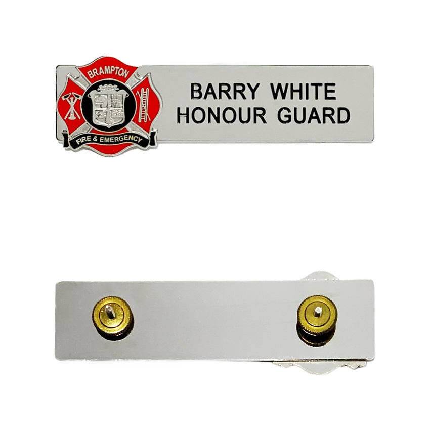 Wholesale Metal Name Badge Tag Badge Custom Brand Logo for Government Service Personnel Hotel Airline