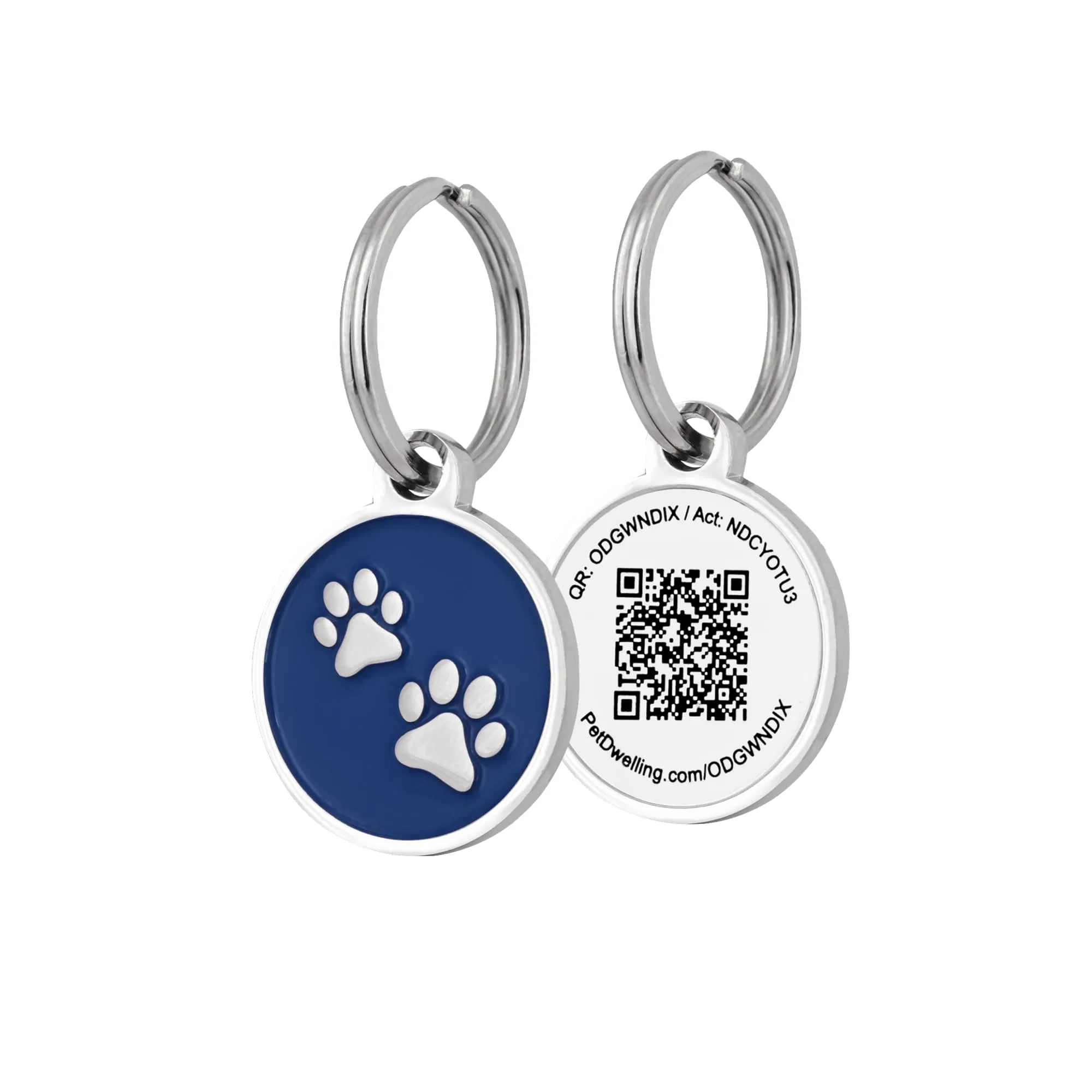 Wholesale Custom Best Quality Pet Dog Cat Tag Personalized Metal Qr Code Pet ID Tags Dog Tags
