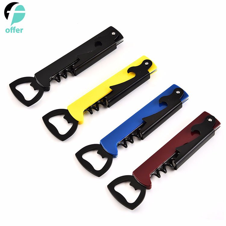 Wine Beer Beverage Kitchen Bar Tool Stainless Steel Multifunction Bottle Opener