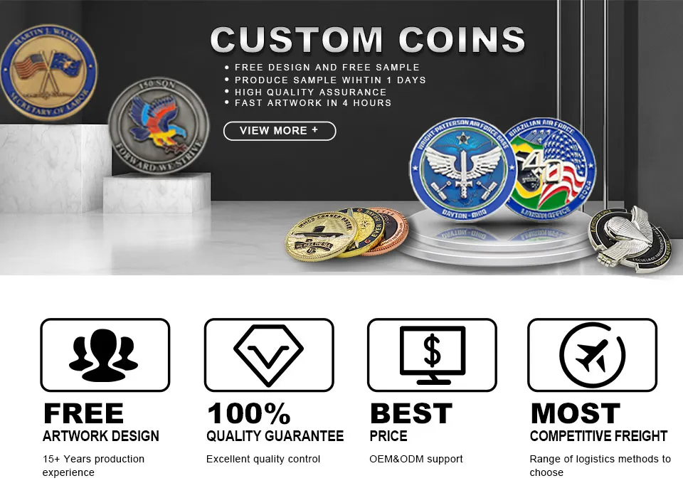 Custom Metal Challenge Coin Banner