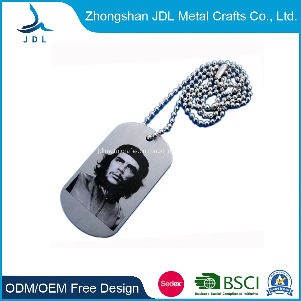 Hot Selling Custom Metal Charms Nickel Plated Rotatable Machine Necklace Tool Stainless Steel Xvideo Embosser Pendant with PVC Frame Dog Tag