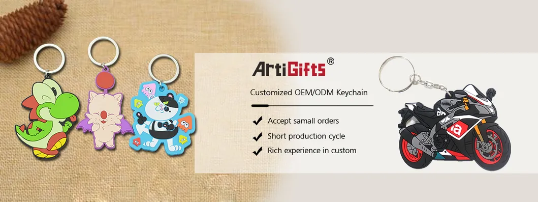 Promotional Customized Soft PVC Keychain