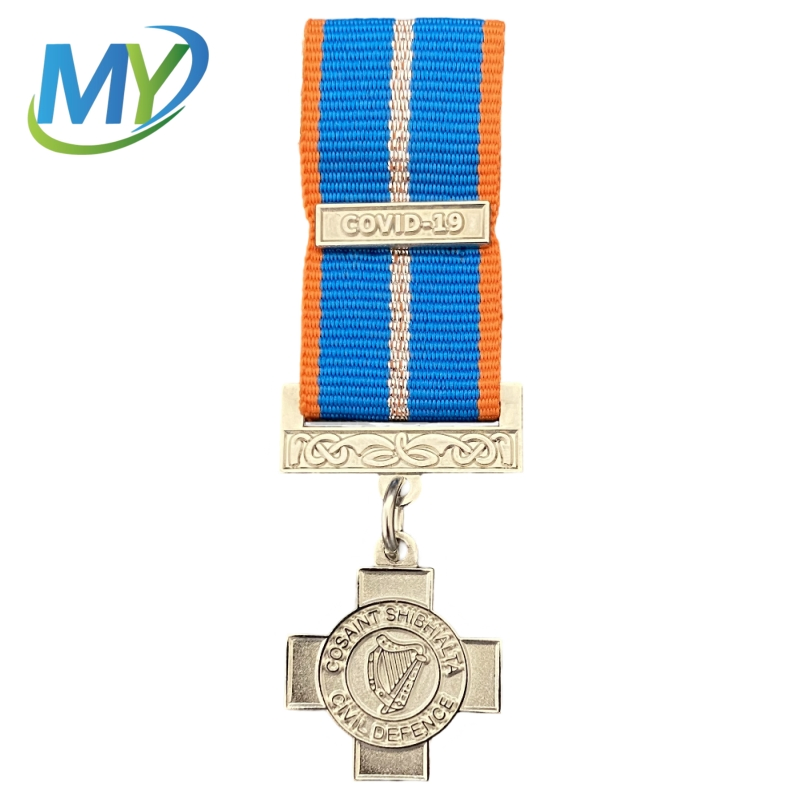 Custom Commemorative Medal Souvenir Emblem Decoration Honor Chest Badge Medal