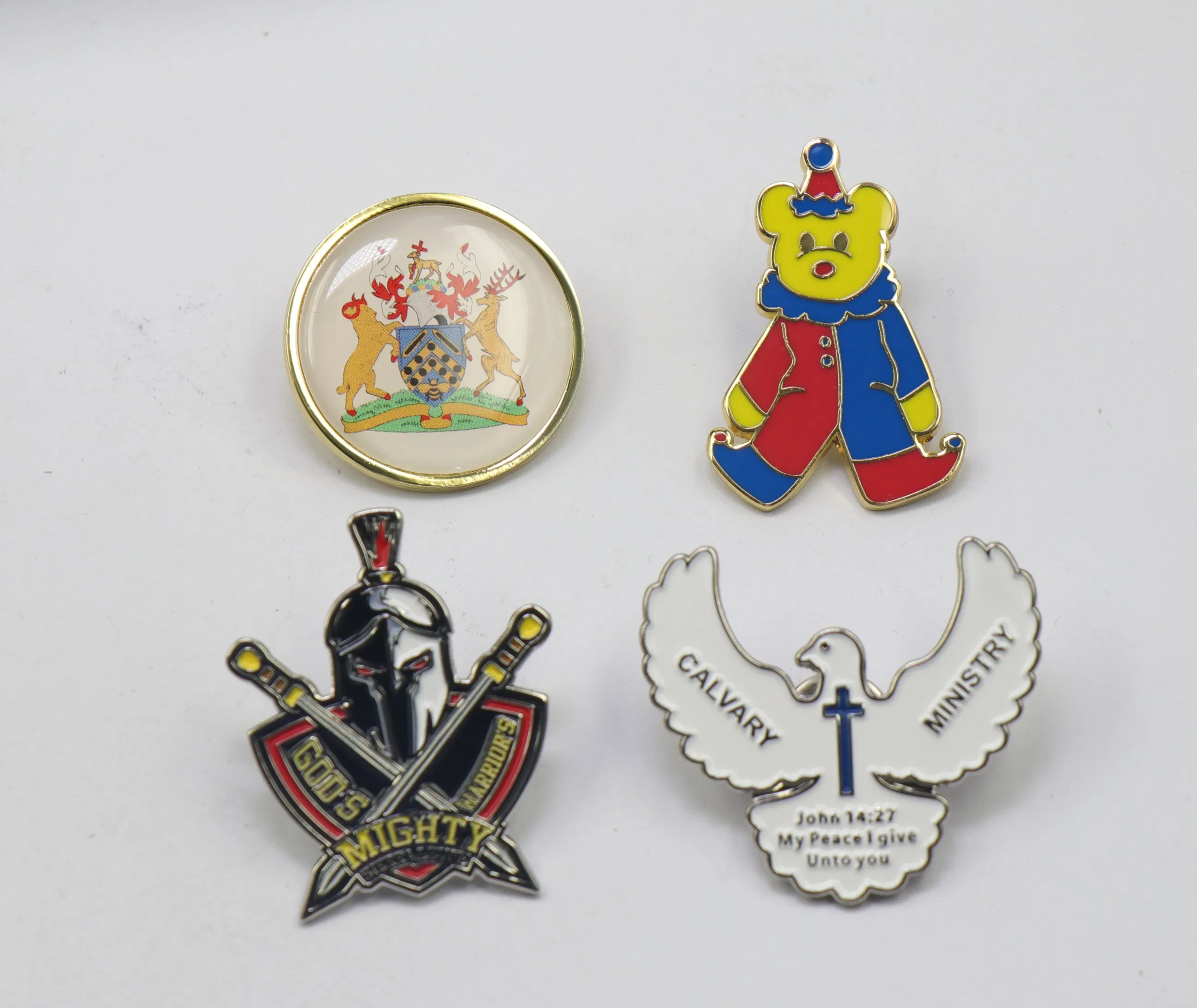 Factory Custom Made Gold Plated Round Metal Alloy Police Award Medal Manufacturer Customized 30mm Soft Enamel Logo Military Emblem Bespoke Price Lapel Pin Badge