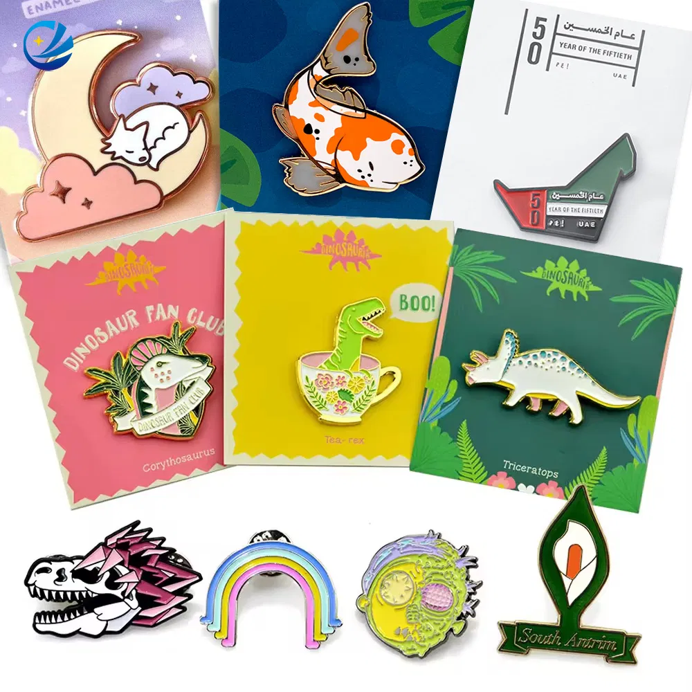 Wholesale Soft Hard Enamel Pin Souvenir Promotional Gift School Religious Metal Badge Kpop Security Cute Animal Anime Lgbt Gay Sports Custom Lapel Pins
