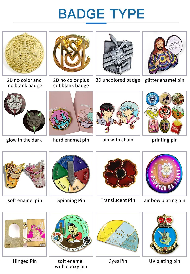 Soft Hard Enamel Pins