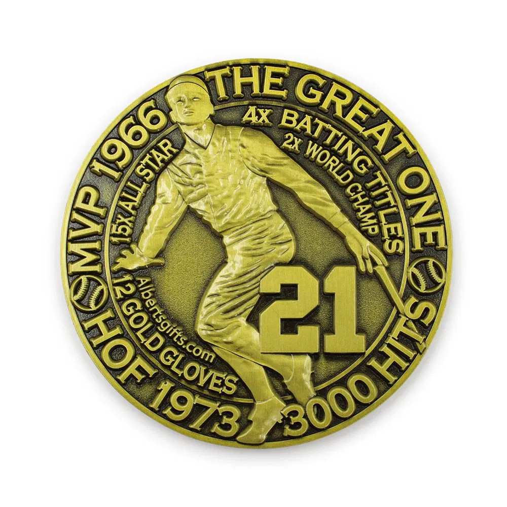 Wholesale Custom 3D Souvenir Metal Customized Challenge Coins Antique Silver Dual Plating Metal Coin