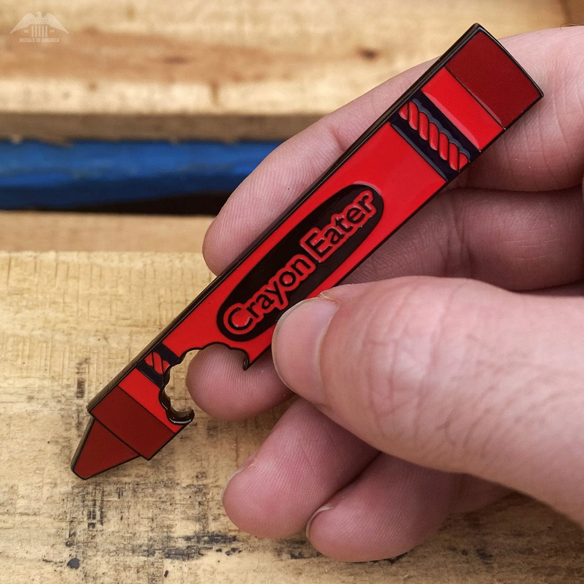 China Manufacturer Custom Metal Usmc Crayon Challenge Coin