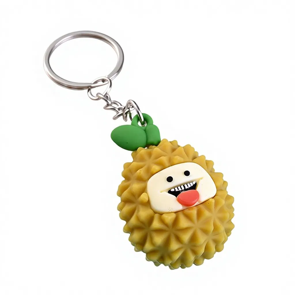 Custom PVC Keychain with 3D Soft Rubber Cartoon Embossed Logo Design Promotional Souvenir Style