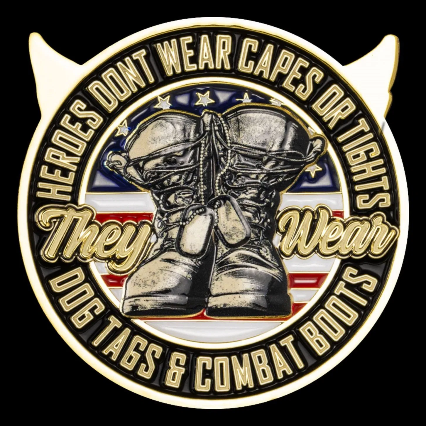 Popular Hot Sale 3D 2D Hard Soft Enamel Metal Coins Custom Pattern Hank Eagle with American National Flag Challenge Coin