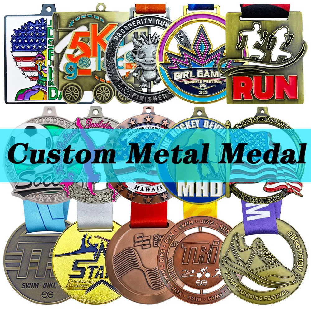 Customized Metal 3D Enamel Medallion
