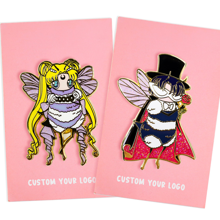 Professional OEM Metal Craft Gifts Custom Logo Soft Hard Enamel Lapel Pins for Clothes