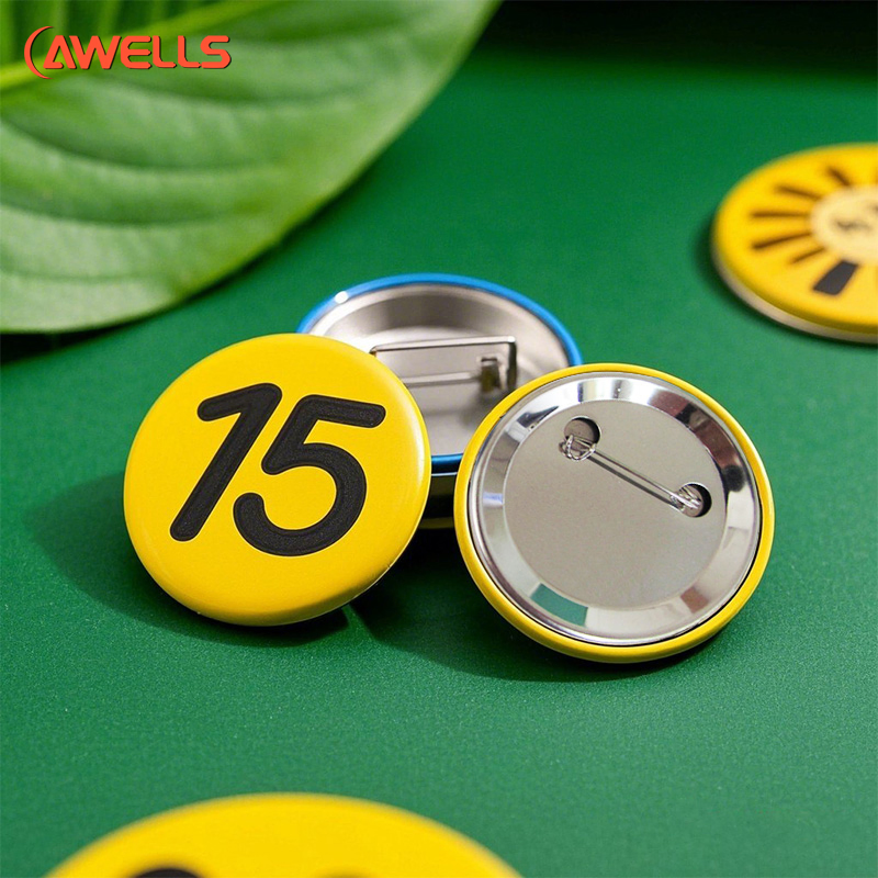 Personalized Custom Blank Metal Pin Badge Button Round Custom Button Badges Printed Button Badge 58mm