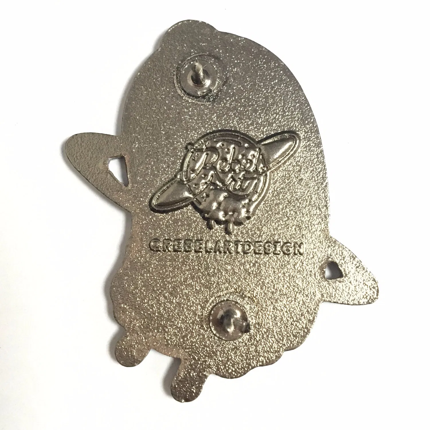 Metal Hard Enamel Et Alien Badges with Printed Logo (XD-0112)