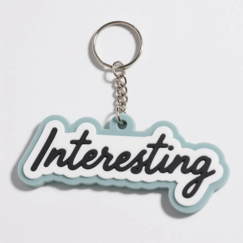 No Minimum Various Styles Wholesale Cartoon Silicon Embossed Custom Keyring Promotional Gift Cute Rubber 3D Soft PVC Keychain