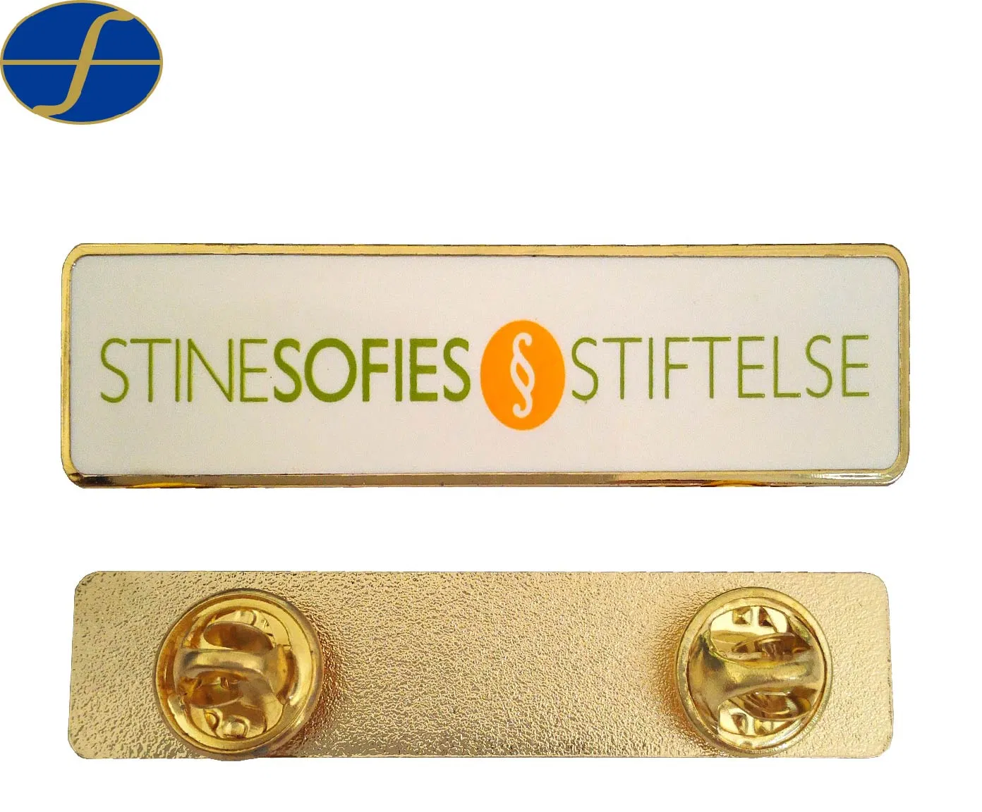 BSCI Hot Sales Custom Logo Metal Souvenir Nameplate Lapel Pin Badge for Promotion Gift No MOQ