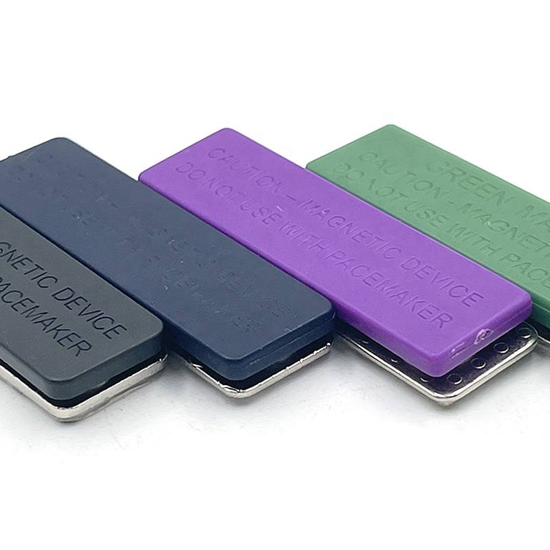 Reusable Name Plates Badge Metal Aluminum Printed Logo Name Tags Badge Holder Sublimation Blank Plastic Magnetic Name Badge