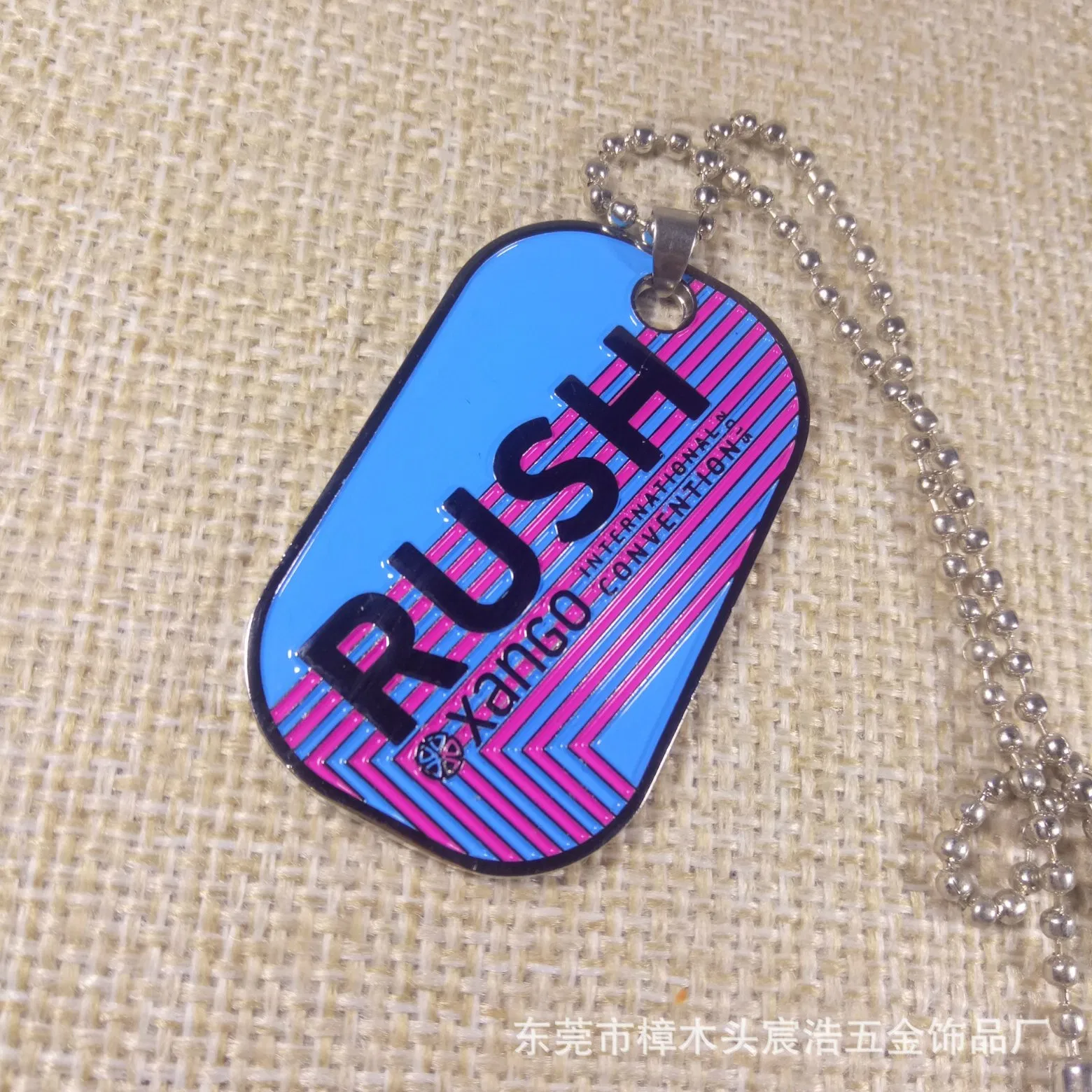 Personalized Blank Pet ID Dogtag Necklace Metal Custom Dog Collar Custom Dog Tag