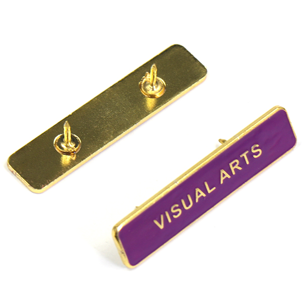 Factory Custom Made Gold Plated Metal Alloy Pin Brooch Manufacturer Customized Soft Enamel Breast Plate Bespoke Company Service Team Nameplate Badge