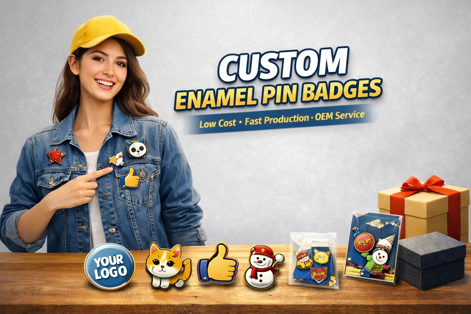 Custom Shaped Metal Insignia