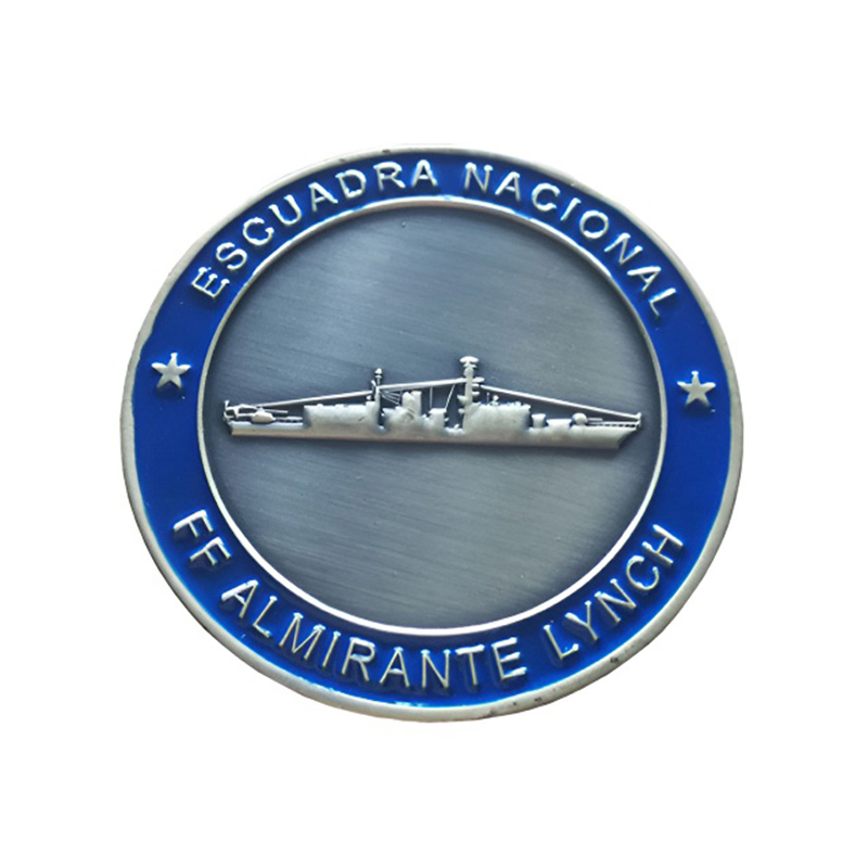 Custom Metal Craft Soft Enamel Military Souvenir Challenge Coin for Promotional Gift