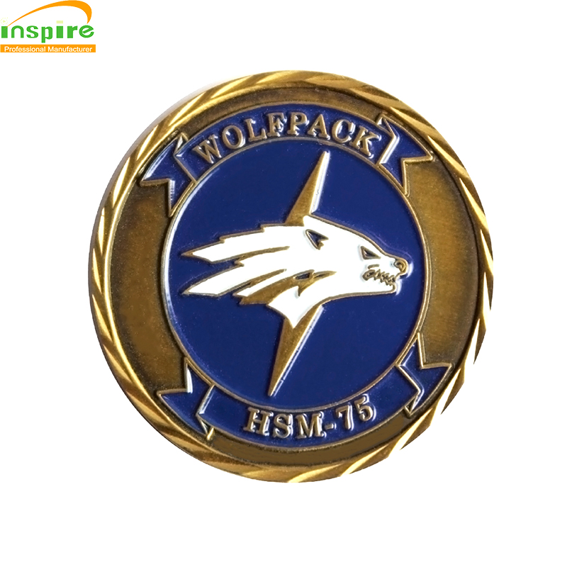 Promotional Gift Wholesale Souvenir Metal Gold Military Challenge Coin