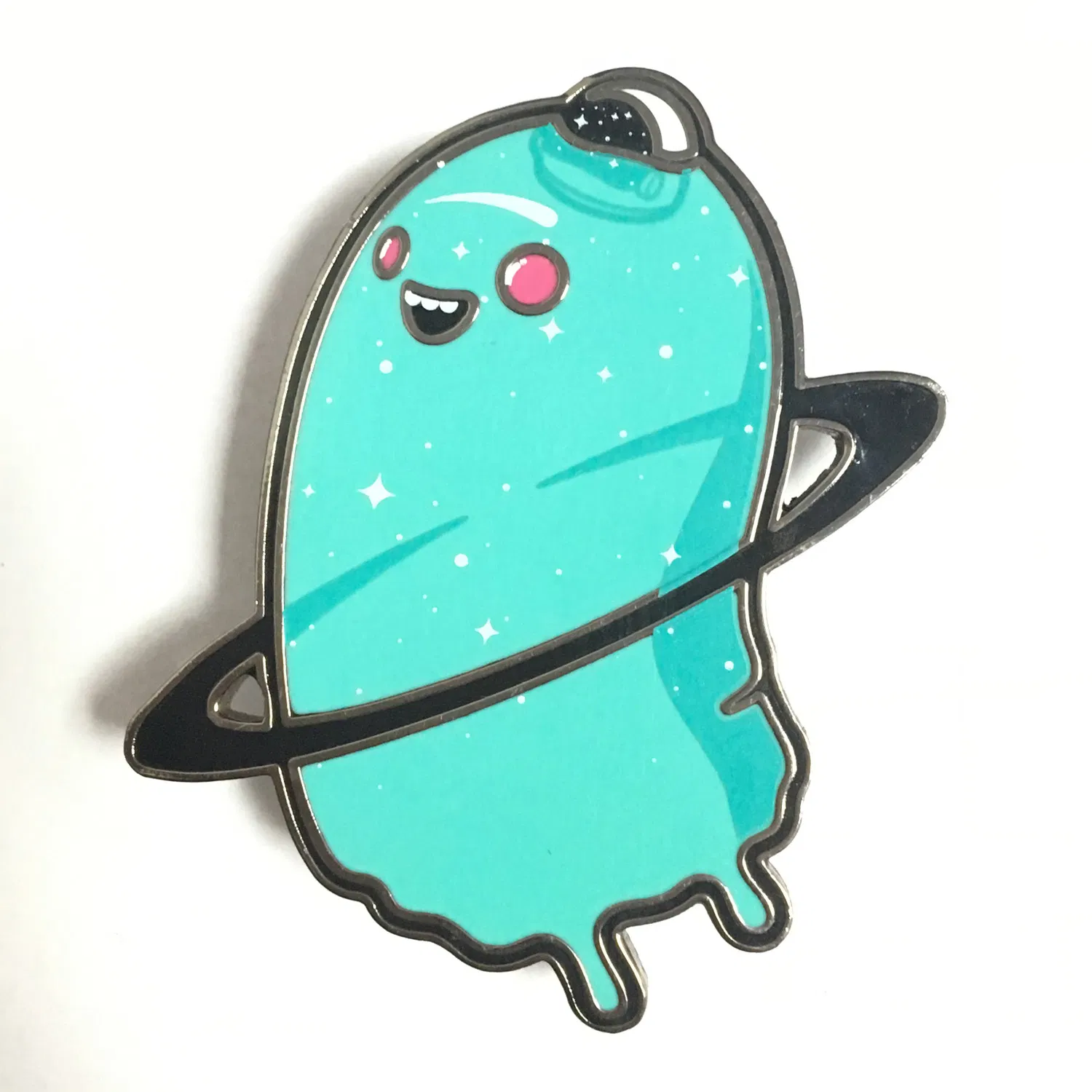 Metal Hard Enamel Et Alien Badges with Printed Logo (XD-0112)