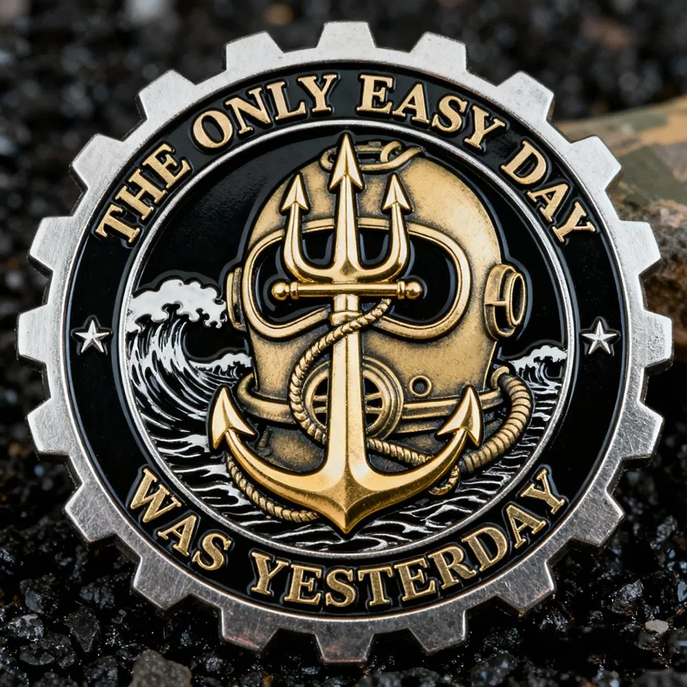 Wholesale Cheap Coin Stamping Dies Custom 3rd Ranger Battalion Field Artillery Royal Navy Marine Challenge Coins