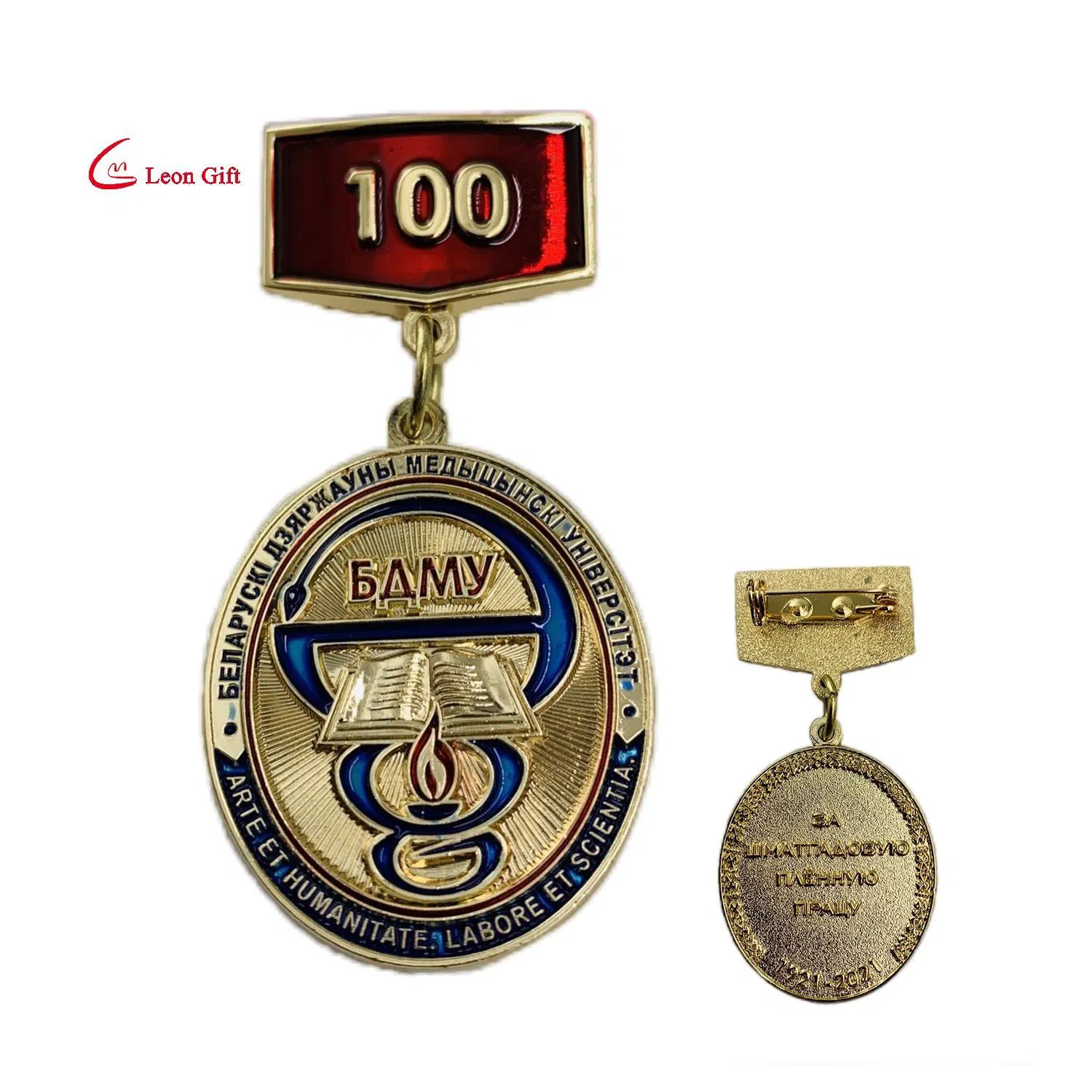 Leon China Factory Designer Free Design Your Own Medal Commemorative Medal Souvenir German Honor Military Iron Cross Medals with Box