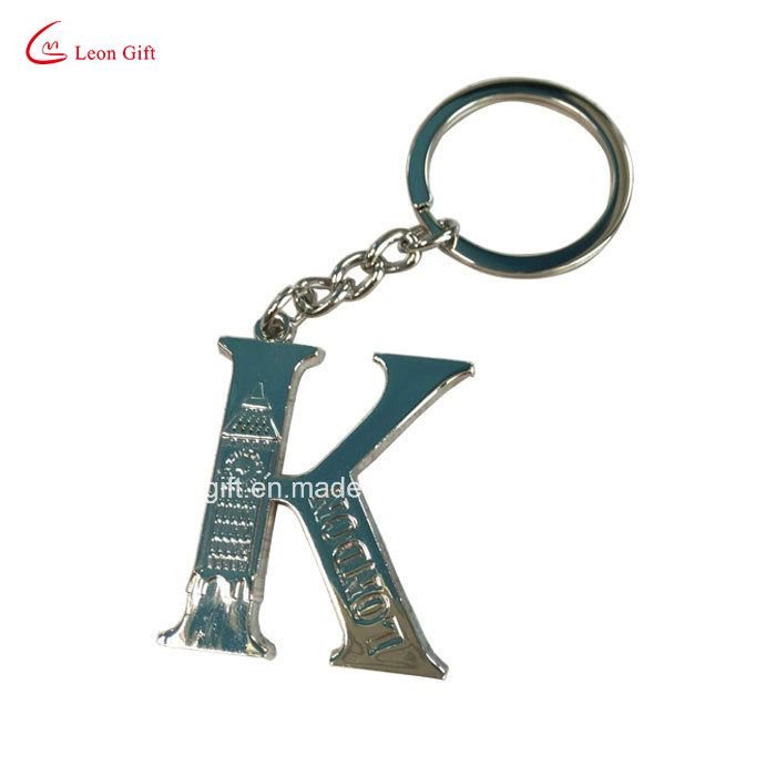 Wholesale Custom Logo Charm Colorful High Quality Car Leather Metal Keychain