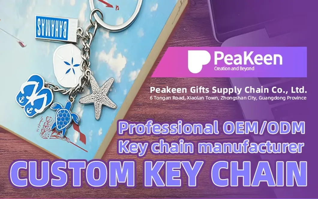 Custom Logo Metal Key Chains Detail