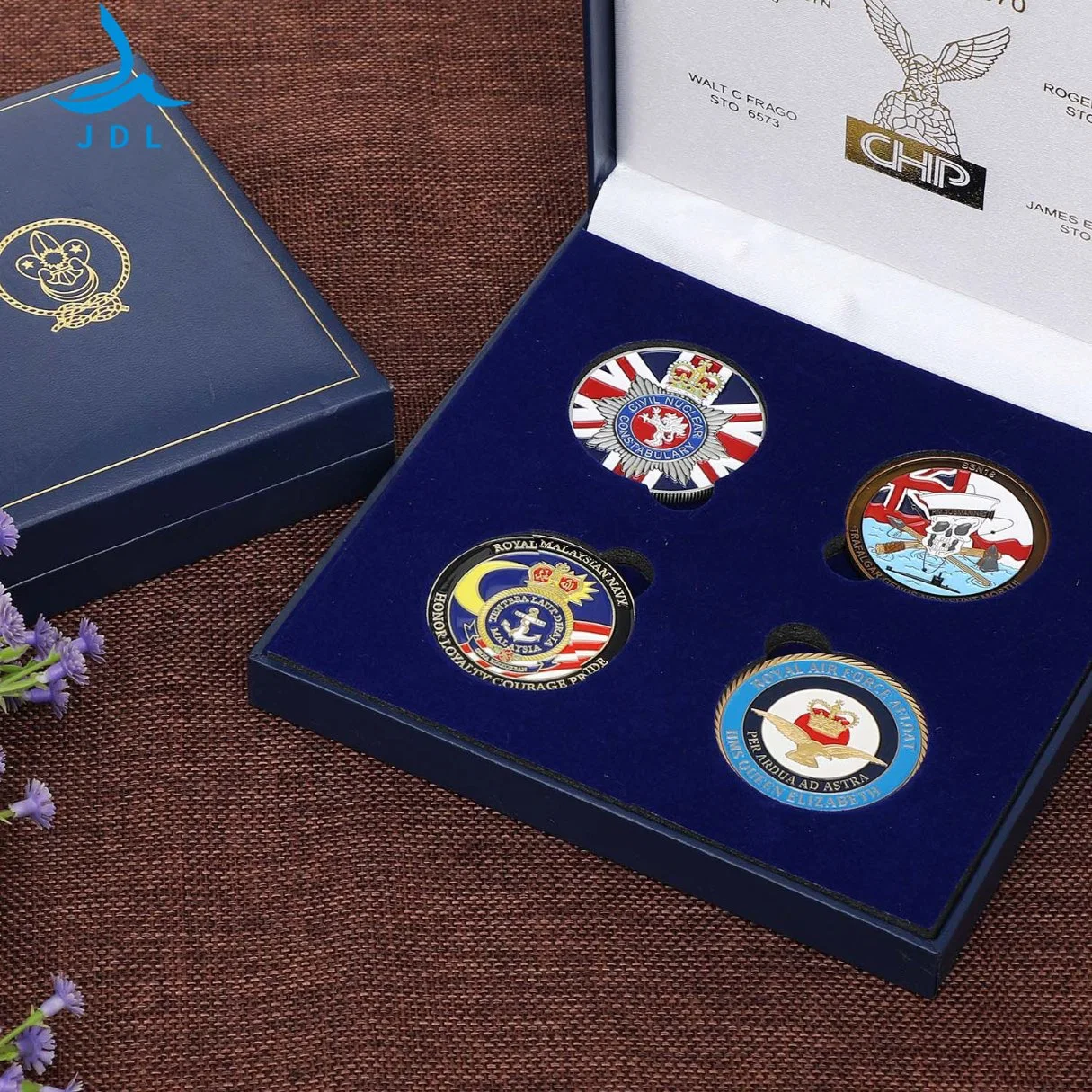 Wholesale Factory Custom 3D Antique Gold Metal Logo Craft Medal Replica Token Old Alloy Badge Souvenir Gift Police Military Enamel Commemorative Challenge Coins