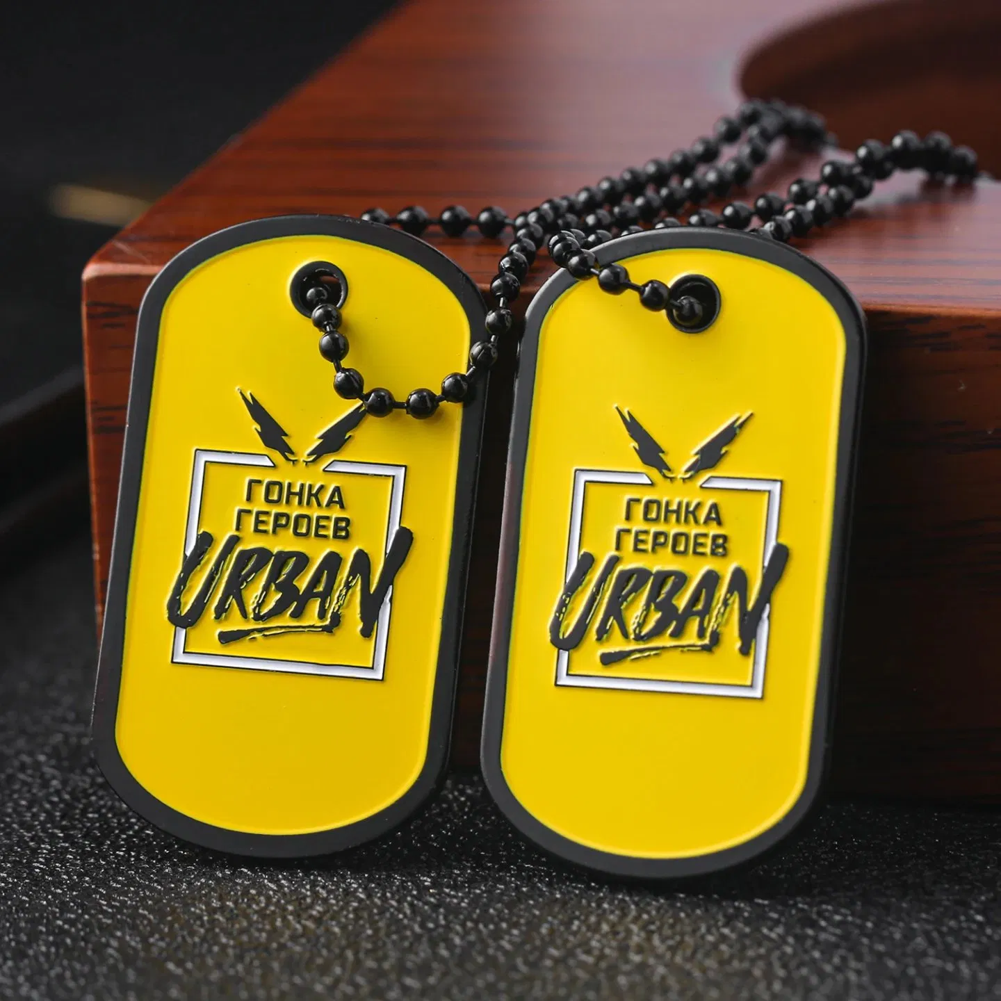 High Quality Metal Stainless Steel Custom Laser Dog Tag Blank ID Name Tag Dog Tag Necklace Dogtag for Engraving