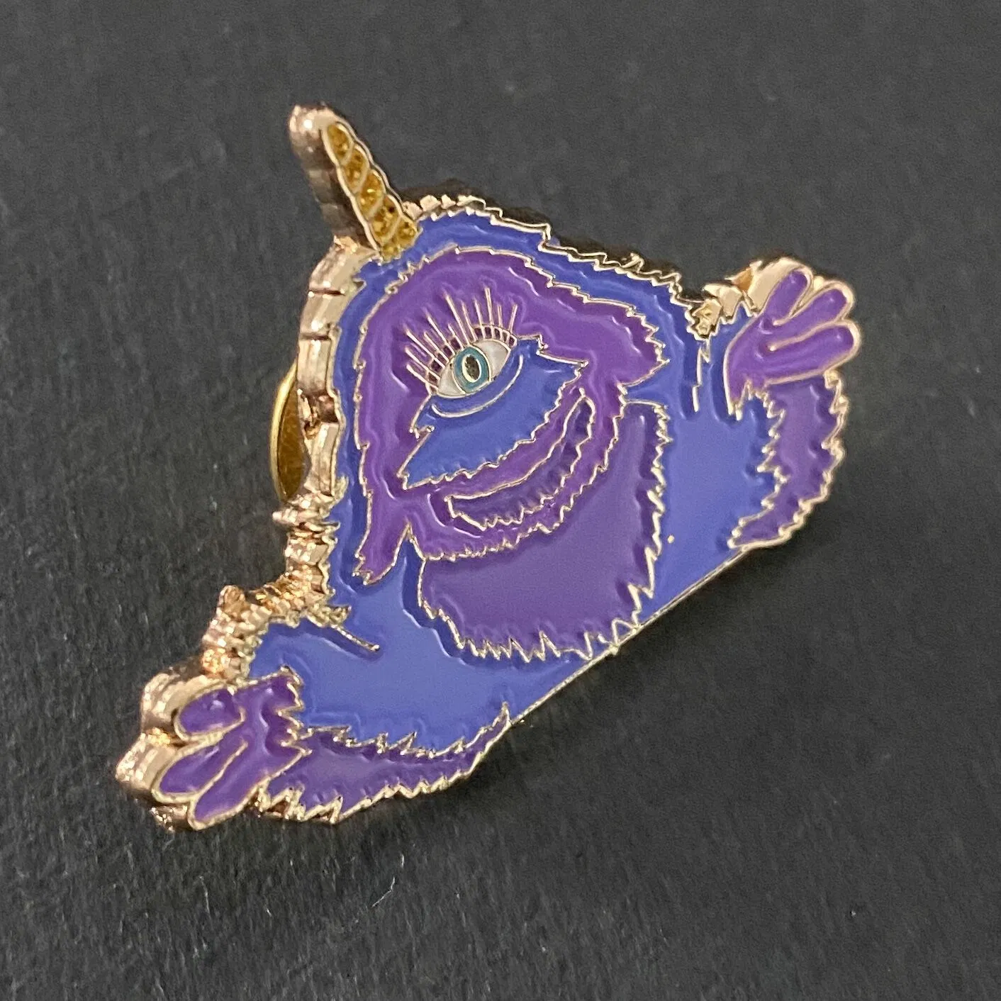 Custom Black Nickel-Plated Anime Enamel Pin Printed Metal Lapel Pin Badge