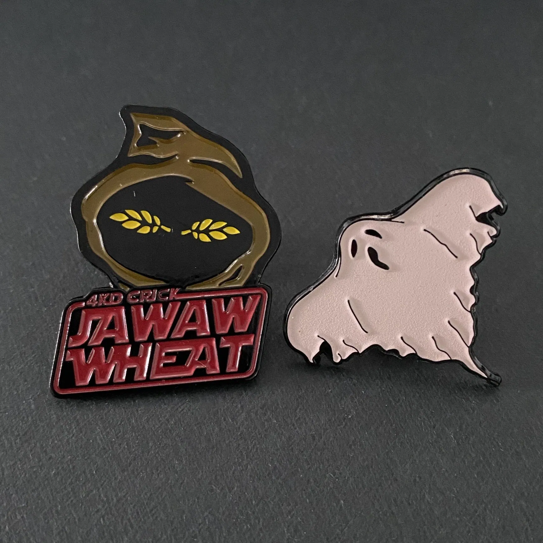 Custom Black Nickel-Plated Anime Enamel Pin Printed Metal Lapel Pin Badge