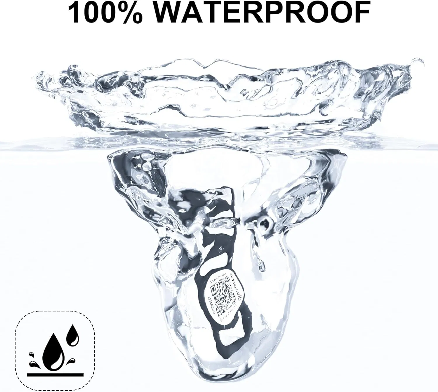 Qr Code Dog Tag with NFC Personalized Pet ID Tag Silent Dog ID Tag