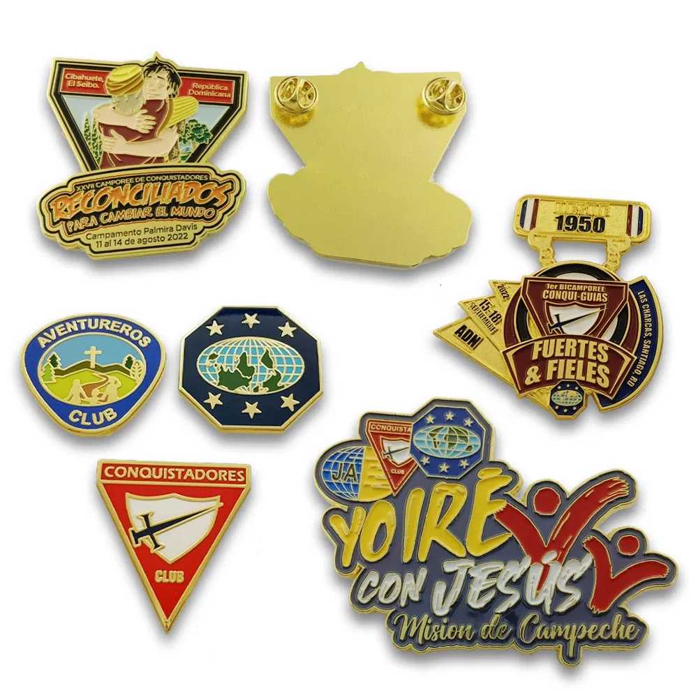 Manufacturer Customized Logo Craft Hat Pins Luxury Cartoon Anime Metal Fashion Custom Metal Brooch Enamel Badge Lapel Pin