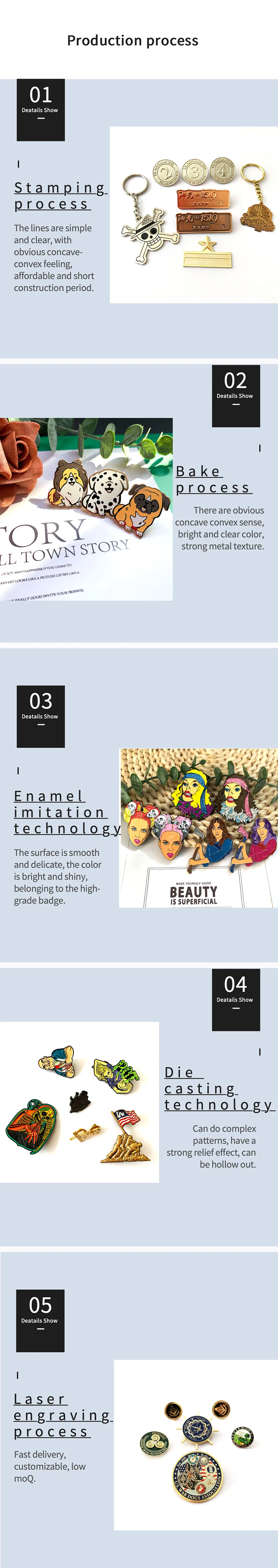 Metal Badge Display 6