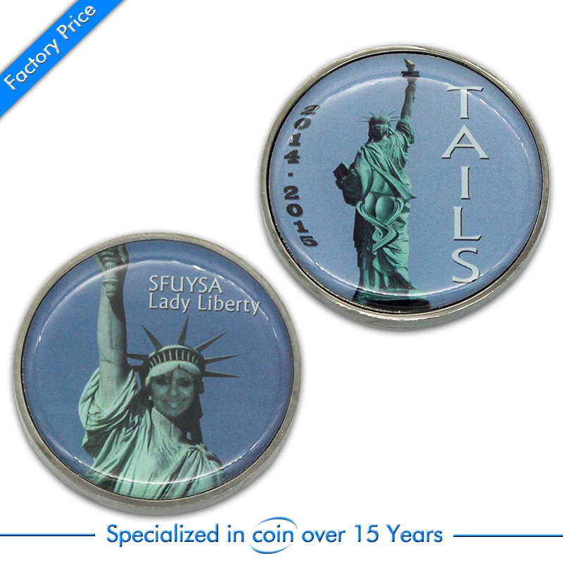 Wholesale Souvenir Enamel Coin in Antique Style with Old Man Logo